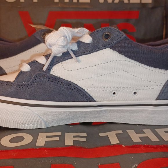 Vans Men\'s 8/Women\'s 9.5 Rowan Zorilla Dark Navy White Suede Canvas VN0A5JICCZP main image 9